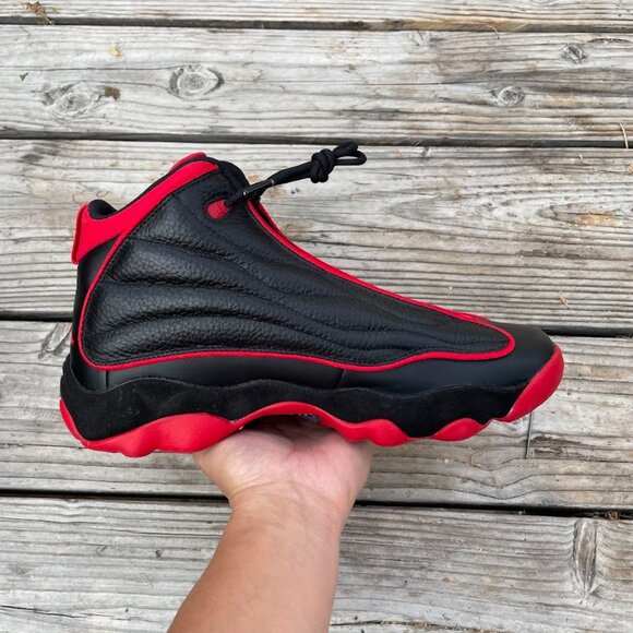 Men Nike Air Jordan Pro Strong Bred Basketball Shoes Sneakers - Picture 3 of 8
